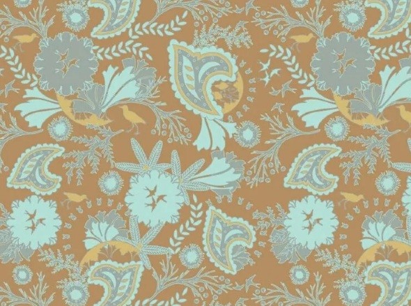 Patchwork fabric, 100% cotton "Riley Blake Brown", size 50X50 cm