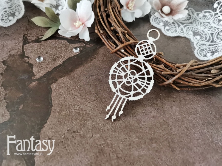 Чипборд Fantasy «Макраме 3456» размер 7,5*3,2 см