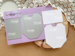 Нож для вырубки FantasyScrap «Карман для фото», Fd-1749, размер 6,5*9,5 см: 9*6 см