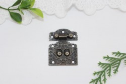 Decorative lock for caskets and blanks, bronze, 1 piece, size 5*4 cm