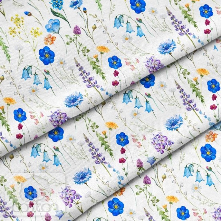Fabric 100% cotton Poland "Summer", size 50X50 cm