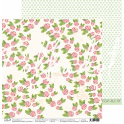 Double-sided sheet of Polkadot paper 