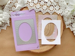 Нож для вырубки FantasyScrap «Овальная фоторамка», Fd-1750, размер 7*9 см