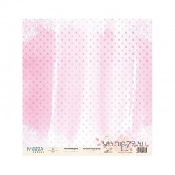 Односторонний лист бумаги MonaDesign Fancy Spring "Кружево", размер 30,5х30,5 см, 190 гр/м2