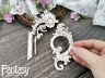 Чипборд Fantasy "Арка и рамка 3769" размер: рамка 9*7 см, арка 12*7,5 см