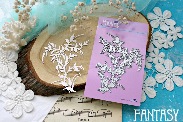 Нож для вырубки Fantasy "Вьюнок" размер 10.5*8 см