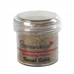 PAPERMANIA embossing powder, gold sequins, 30 ml