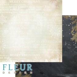 Двусторонний лист бумаги Fleur Design Волшебный лес "Волшебство", размер 30,5х30,5 см, 190 гр/м2