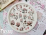 Тканевые высечки Fantasy "Симфония нежности - 4", на бумажной основе