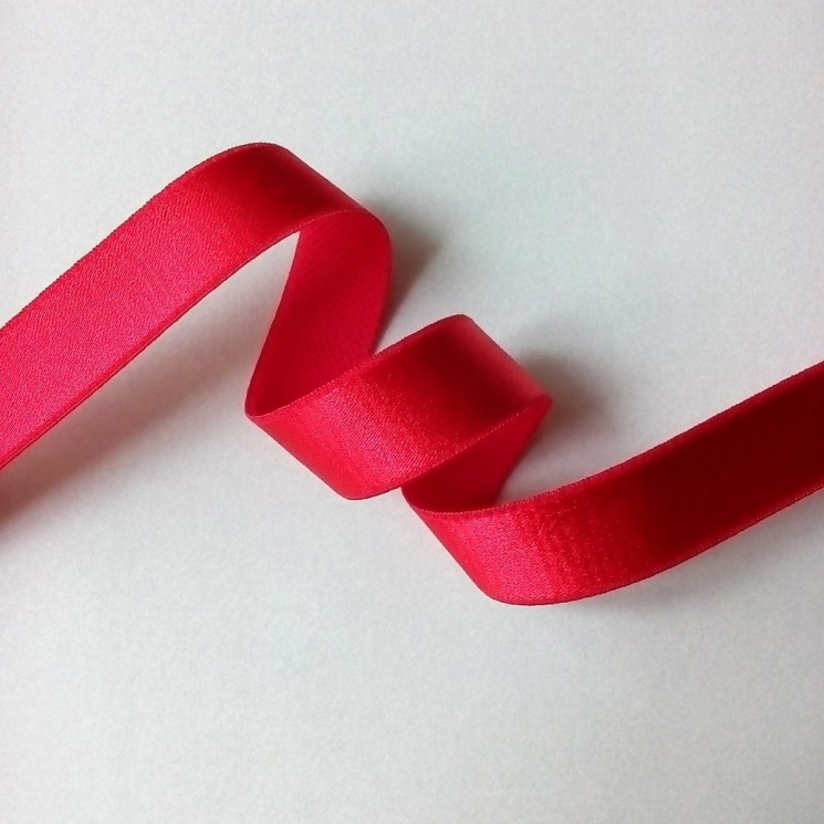 Satin ribbon "Red", width 2 cm, length 5.6 m