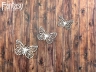 Чипборд Fantasy «Бабочки- махаоны 2588» размеры от 2,6*3,8 см до 3,6*5,4 см
