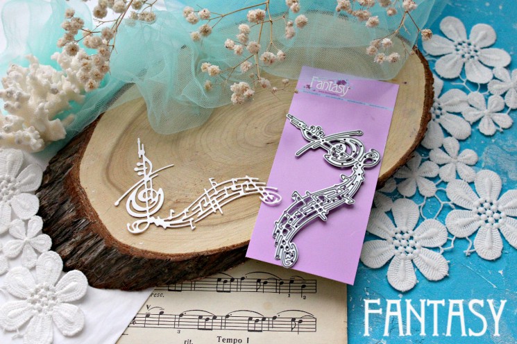 Knife for cutting Fantasy "Soul Music 2" size 8.5*7 cm