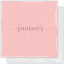 Двусторонний лист бумаги Summer Studio Vanilla Dreams "Sweet" размер 30,5*30,5см, 190гр