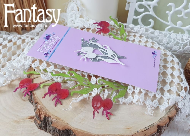 Нож для вырубки Fantasy Уютная зима "Ягодки 1430", размер 3,6*5,6 см