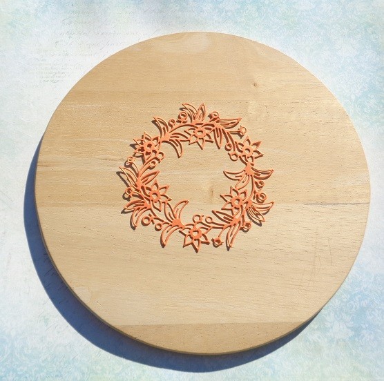 Cutting down " Summer motifs orange design paper mother of pearl 290 gr. 