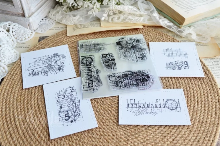 Набор штампов "Заметки в блокноте" от AgiArt