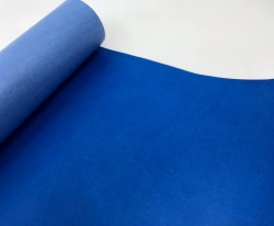 Переплётный кожзам Италия, цвет синий, матовый,размер 50Х35 см, 230 г/м2 