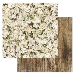Двусторонний лист "Эхо прошлого. Воспоминания роз", размер 30*30 см, 180гр (ScrapMania)