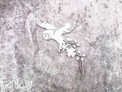 Чипборд Fantasy "Сова 3837" размер 6,7*8,3 см