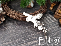 Чипборд Fantasy "Сова 3837" размер 6,7*8,3 см