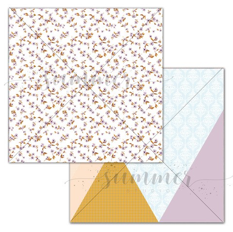Double-sided sheet of paper Summer Studio Keep memories "Most precious", size 30.5*30.5cm, 190gr