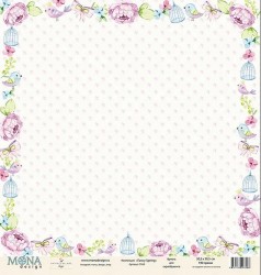 One-sided sheet of paper MonaDesign Fancy Spring 