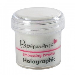 PAPERMANIA embossing powder, holographic, 30 ml