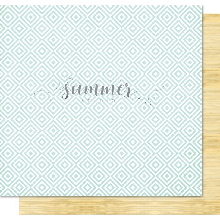 Double-sided sheet of paper Summer Studio Special Summer "Nature" size 30.5*30.5 cm, 190gr