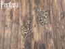 Чипборд Fantasy «Дверь в лето (Летние мини цветочки) 2880» размер 3,9*7,6 см и 4,1*8 см