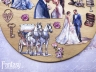 Высечки на картоне Fantasy "На седьмом небе Свадьба - 39", толщина картона 1 мм, 18 шт в наборе