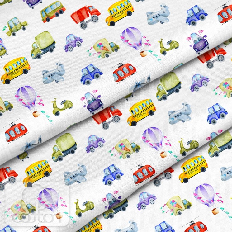 Fabric 100% cotton Poland "Cars", size 50X50 cm
