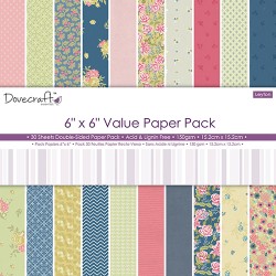1/3 Set of double-sided Dovercraft paper 