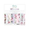 1/4 Set of double-sided Mintay Papers "Graceful" paper, 6 sheets, size 15x15 cm, 240 gr/m2