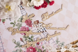 Чипборд Fantasy "Надписи Алиса 3"