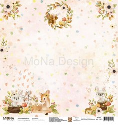 One-sided sheet of paper MonaDesign Magic forest 