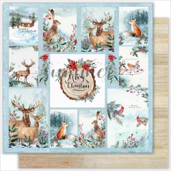 Double-sided sheet of paper Summer Studio The Holiday spirit 