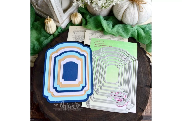 Ножи для вырубки "Базовые формы №4" от AgiArt