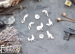 Чипборд Fantasy "Набор мини лис 3922" 