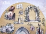 Высечки на картоне Fantasy "На седьмом небе Свадьба - 41", толщина картона 1 мм, 10 шт в наборе