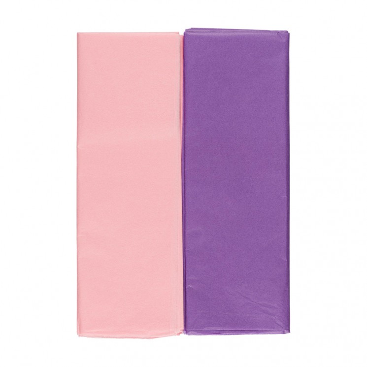 Бумага "Тишью" Stilerra размер 50х70 см, цвет розовый/фиолетовый