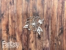 Чипборд Fantasy «Лилия с листочками 2596» размер 5,9*5,2 см