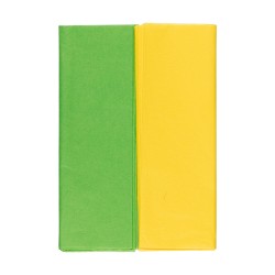 Бумага "Тишью" Stilerra размер 50х70 см, цвет жёлтый/зелёный