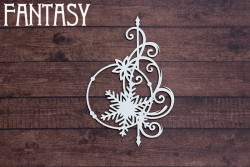 Чипборд Fantasy «Мини-рамка новогодняя 2323» размер 8*5,1см