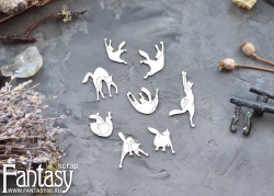 Чипборд Fantasy "Набор мини коты 3926"