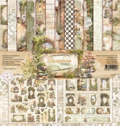 Набор двусторонней бумаги для скрапбукинга “Волшебные тропы”, 8 листов,  30×30 см, 190 гр Scrapodelie