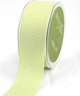 Twill braid chevron "Light Green", width 3.8 cm, length 1 m