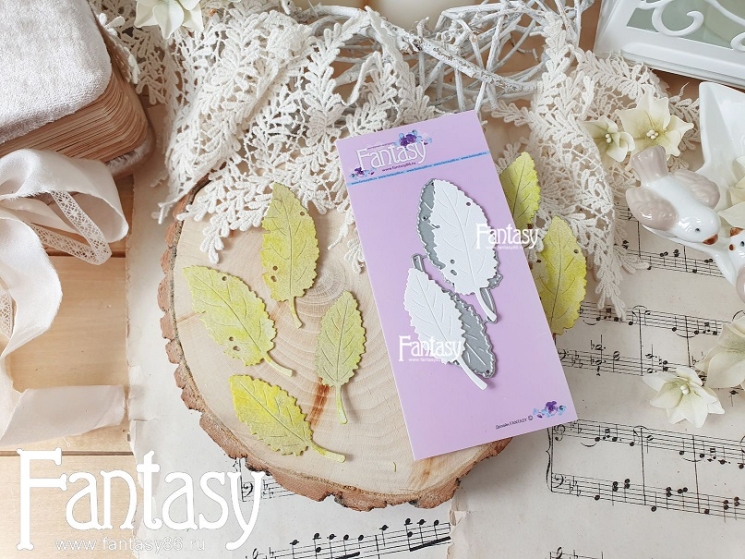 Fantasy cutting knife "Sage leaves 1534"