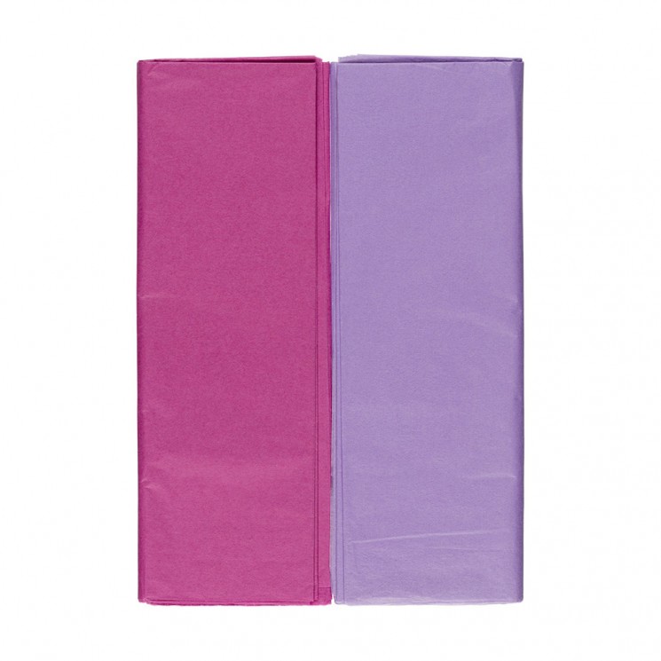 Paper "Tishyu" Stilerra size 50x70 cm, color crimson/lilac