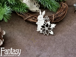 Чипборд Fantasy "Зайчик 3743", размер 5*6 см