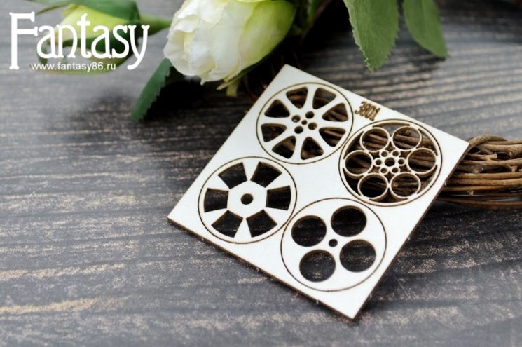 Чипборд Fantasy "Диски 3801" размер 3 см